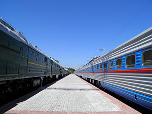 Современная скоростная электричка