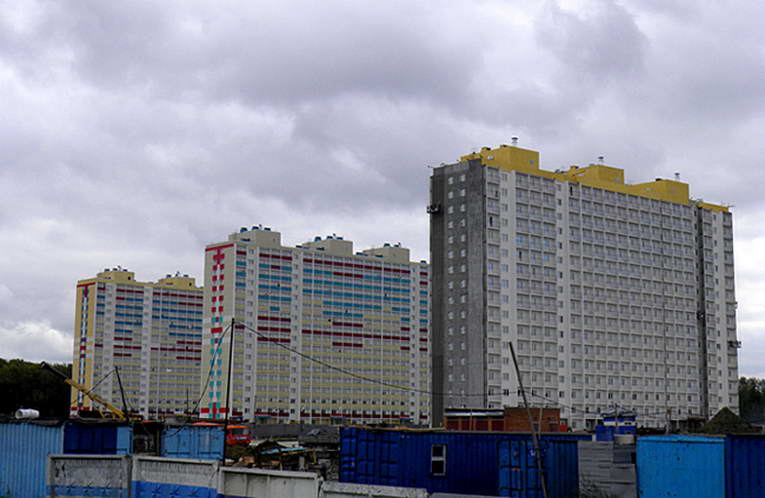Строящееся жилье в Новосибирске