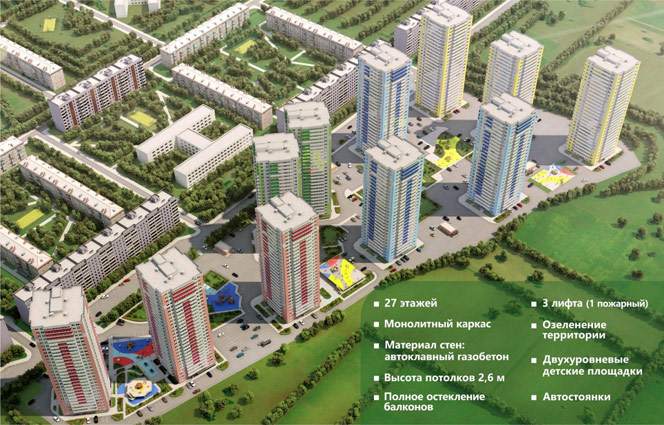новостройка Зорге, 229/1-229/10 стр
