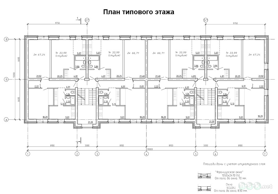 Прокопьевская, 312/1, общий план этажа