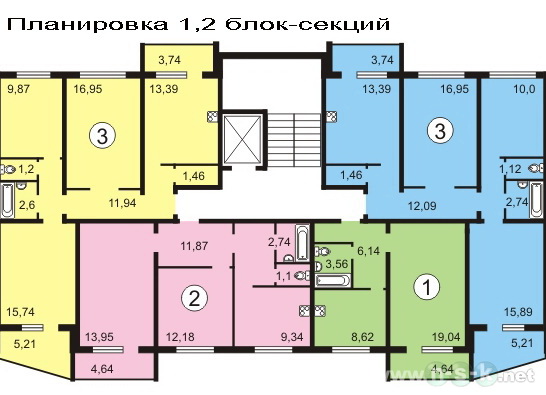 Менделеева, 18, общий план этажа