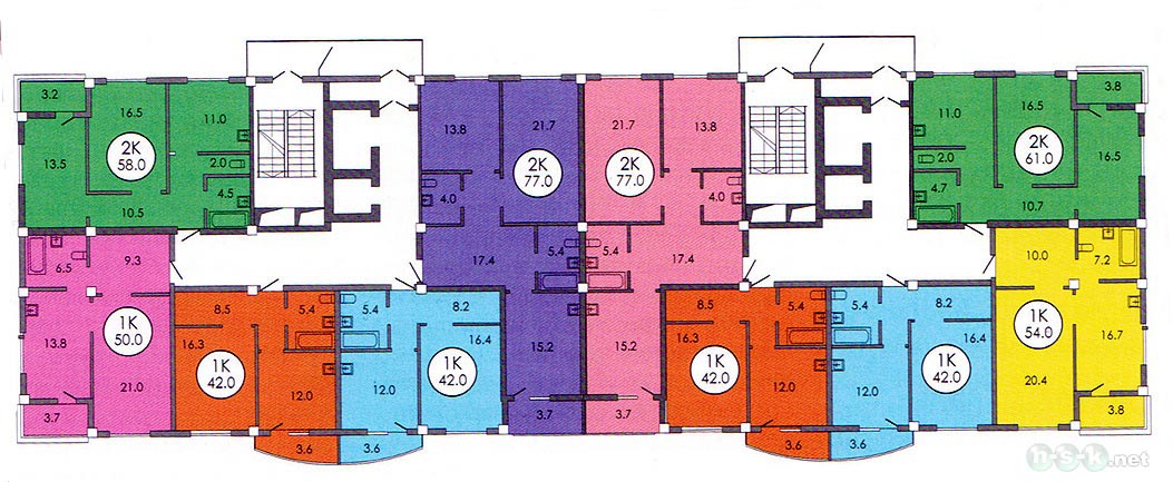 Беловежская, 4, общий план этажа